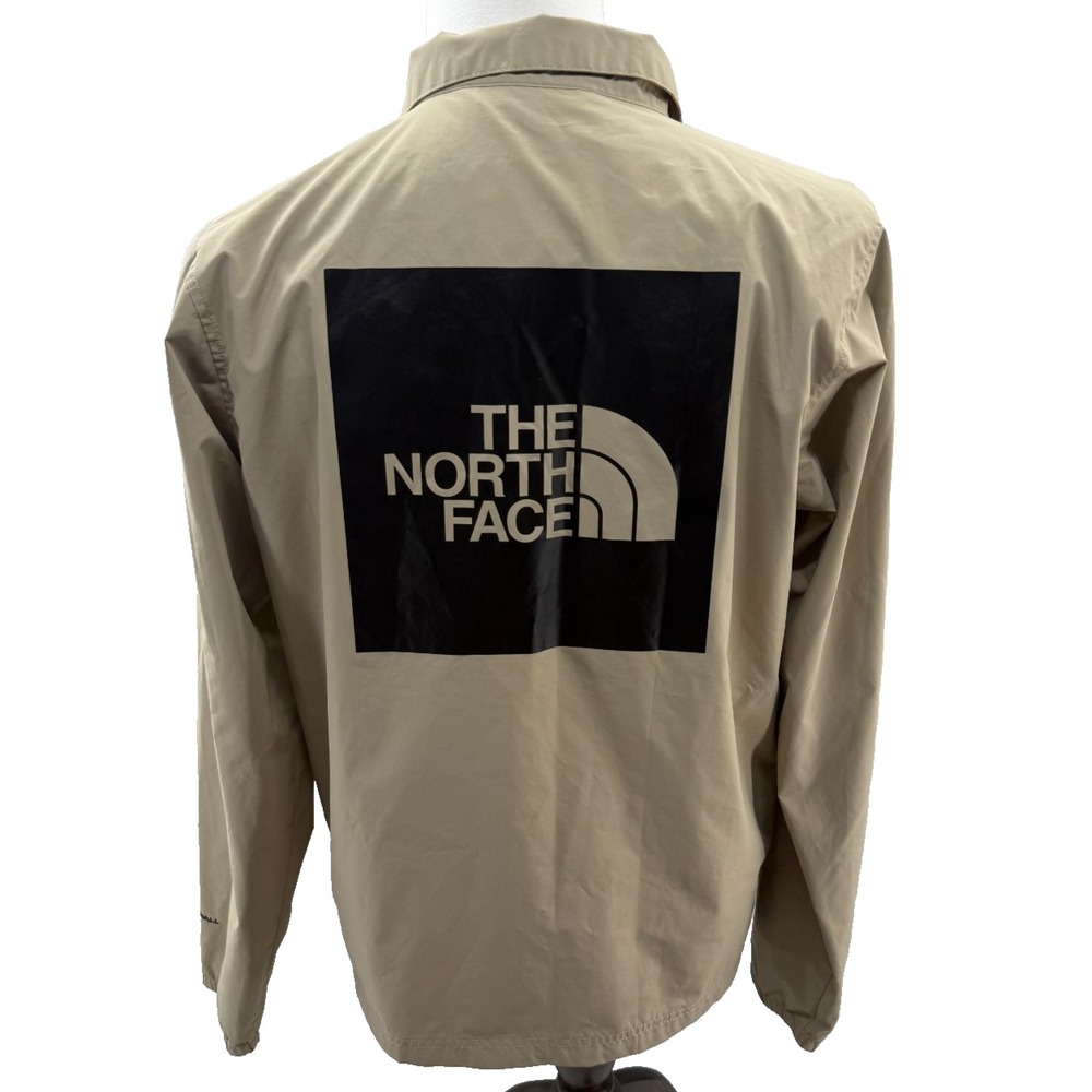The North Face Tan Lightweight Snap Mens Coaches Jacket‎ Windwall Small NF0A2VFS